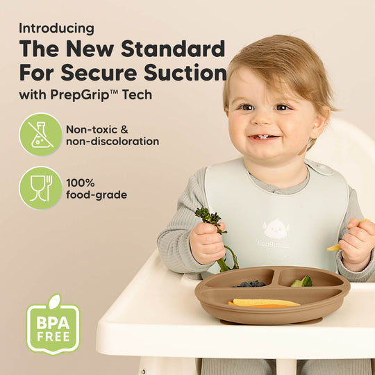 3-Pack Prep Silicone Suction Plates (Desert)