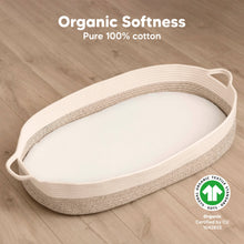 Load image into Gallery viewer, 2-Pack Soothe Fitted Bassinet Sheets (Soft White)