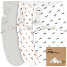 Load image into Gallery viewer, 3-Pack Soothe Swaddle Wraps (The Wild)