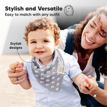 Load image into Gallery viewer, 10-Pack Organic Bandana Bibs