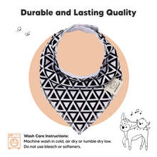 Load image into Gallery viewer, 10-Pack Organic Bandana Bibs