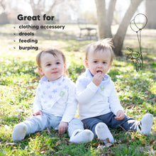 Load image into Gallery viewer, 8-Pack Organic Bandana Bibs (Constellation)