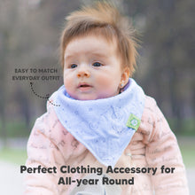 Load image into Gallery viewer, 8-Pack Organic Bandana Bibs (Constellation)