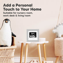 Load image into Gallery viewer, Solo Baby Sonogram Frame (Cloud Gray)