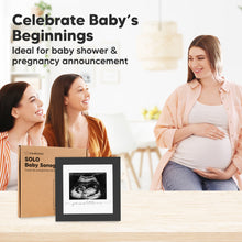 Load image into Gallery viewer, Solo Baby Sonogram Frame (Onyx Black)