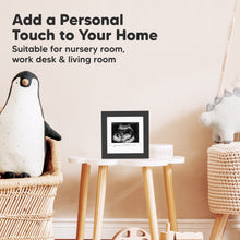 Load image into Gallery viewer, Solo Baby Sonogram Frame (Onyx Black)