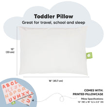 Load image into Gallery viewer, Toddler Pillow with Pillowcase (KeaABC Sakura)