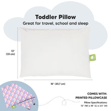 Load image into Gallery viewer, Toddler Pillow with Pillowcase (Unicorn)