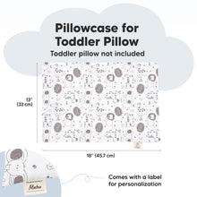 Load image into Gallery viewer, Printed Toddler Pillowcase 13X18" (KeaSafari)