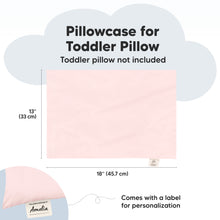 Load image into Gallery viewer, Printed Toddler Pillowcase 13X18" (Mist Pink)