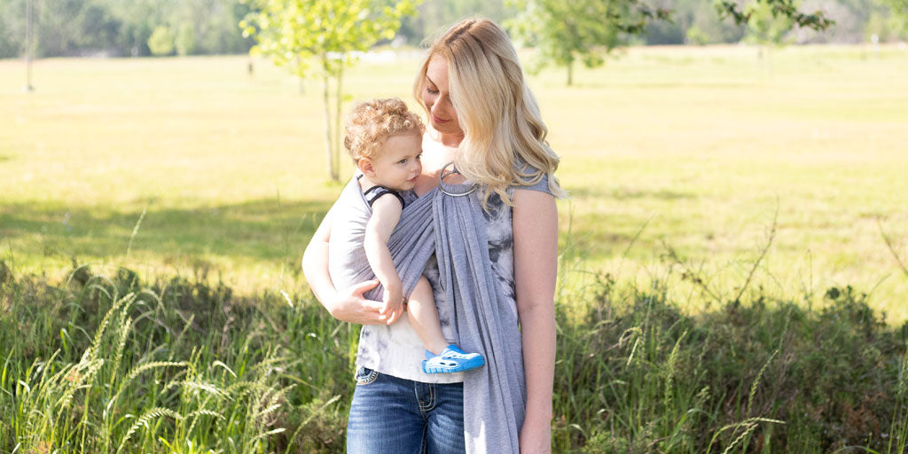 KeaBabies wrap for Babywearing