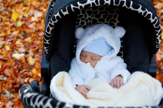 KeaBabies Nursing Cover and Baby Wrap Carrier for Fall Season