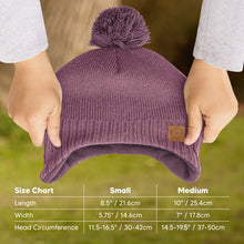 Load image into Gallery viewer, Muff Knitted Beanie (Regalia)
