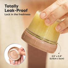 Load image into Gallery viewer, Prep Jars Baby Food Storage Glass Container (Terracotta)
