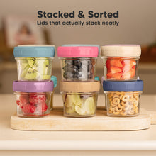 Load image into Gallery viewer, Prep Jars Baby Food Storage Glass Container (Sunset)
