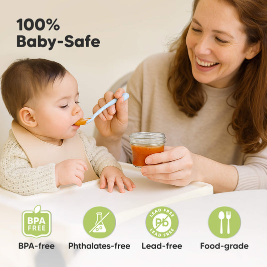 100% Baby-Safe, BPA-free, Phthalates-free, Lead-free, Food-grade.
-on-hover
