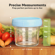 Load image into Gallery viewer, Prep Jars Baby Food Storage Glass Containers
