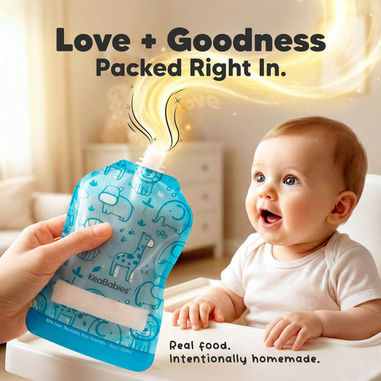 12-Pack Prep Reusable Food Pouches