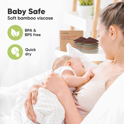 Baby Safe, Soft bamboo viscose, BPA& BPS free, Quick dry 32179026428090