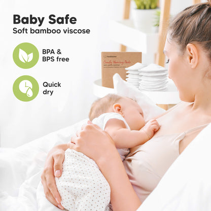 Baby Safe, Soft bamboo viscose, BPA& BPS free, Quick dry 32178886213818