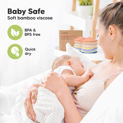 Baby Safe, Soft bamboo viscose, BPA& BPS free, Quick dry 32179035799738