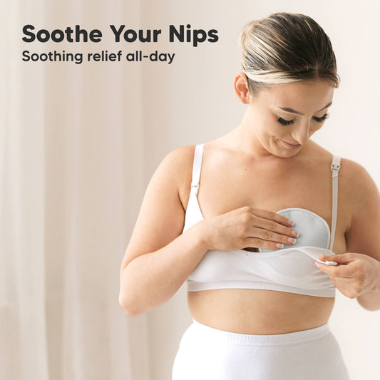 Soothe Your Nips, soothing relief all-day for breastfeeding moms.
-on-hover