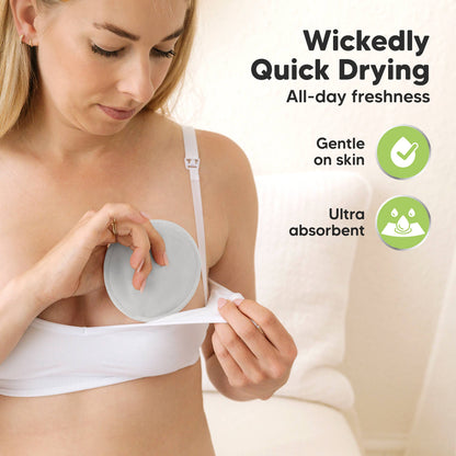 Wickedly Quick Drying, all-day freshness, gentle on skin, ultra-absorbent.
 27346522472634