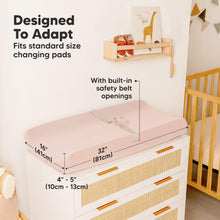 Load image into Gallery viewer, 2-Pack Isla Changing Pad Covers (Cameo)
