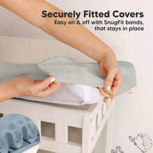 Load image into Gallery viewer, 2-Pack Isla Changing Pad Covers (Steel)
