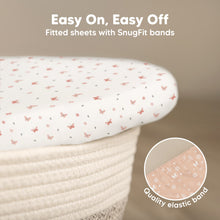 Load image into Gallery viewer, 2-Pack Isla Fitted Bassinet Sheets (Butterflies)
