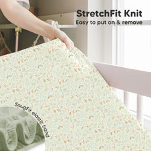 Load image into Gallery viewer, Isla Fitted Crib Sheets (Foxtrot)
