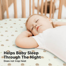 Load image into Gallery viewer, Isla Fitted Crib Sheets (Nibbles/Bruce)
