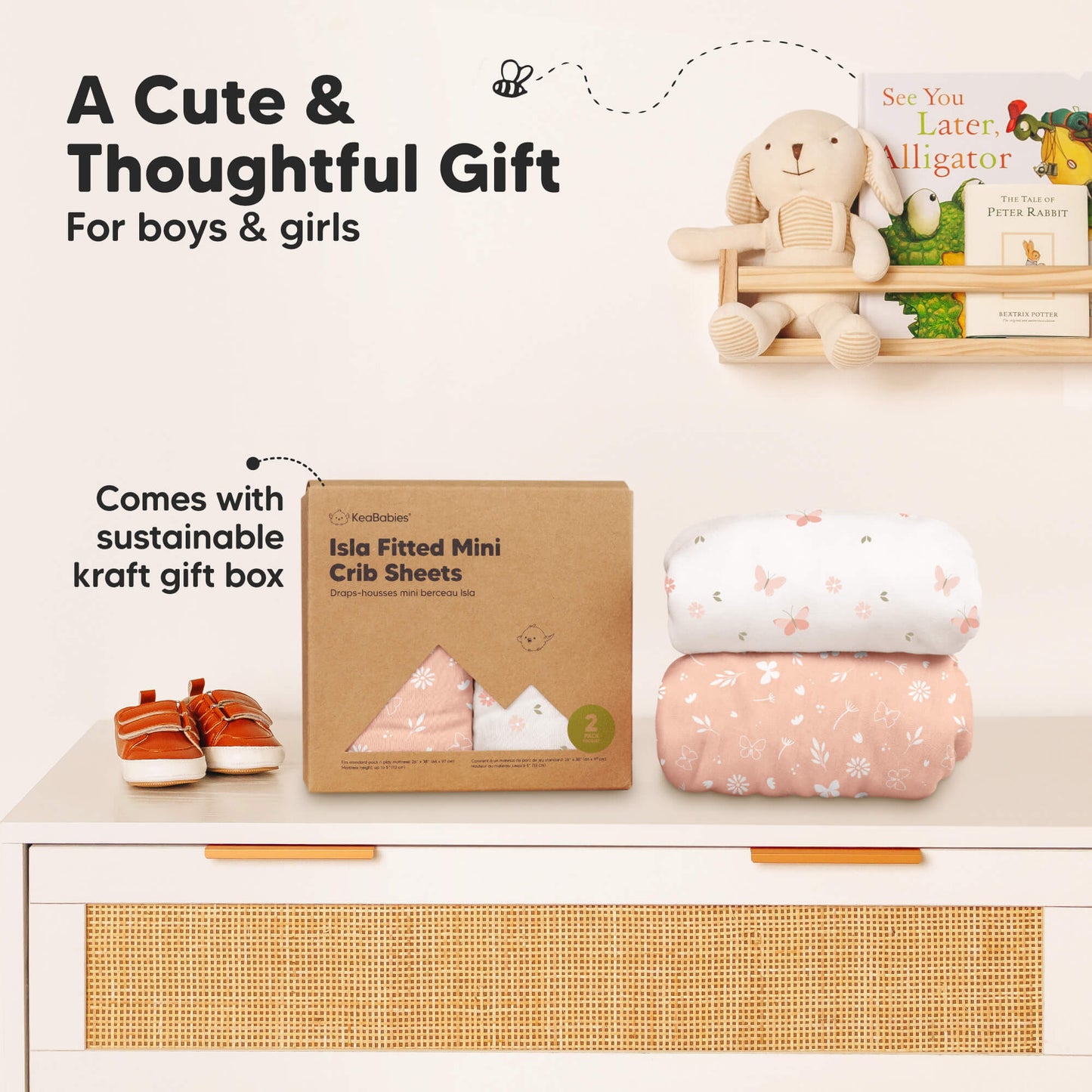 A Cute & Thoughtful Gift For boys & girls. Comes with sustainable kraft gift box 29215386665146