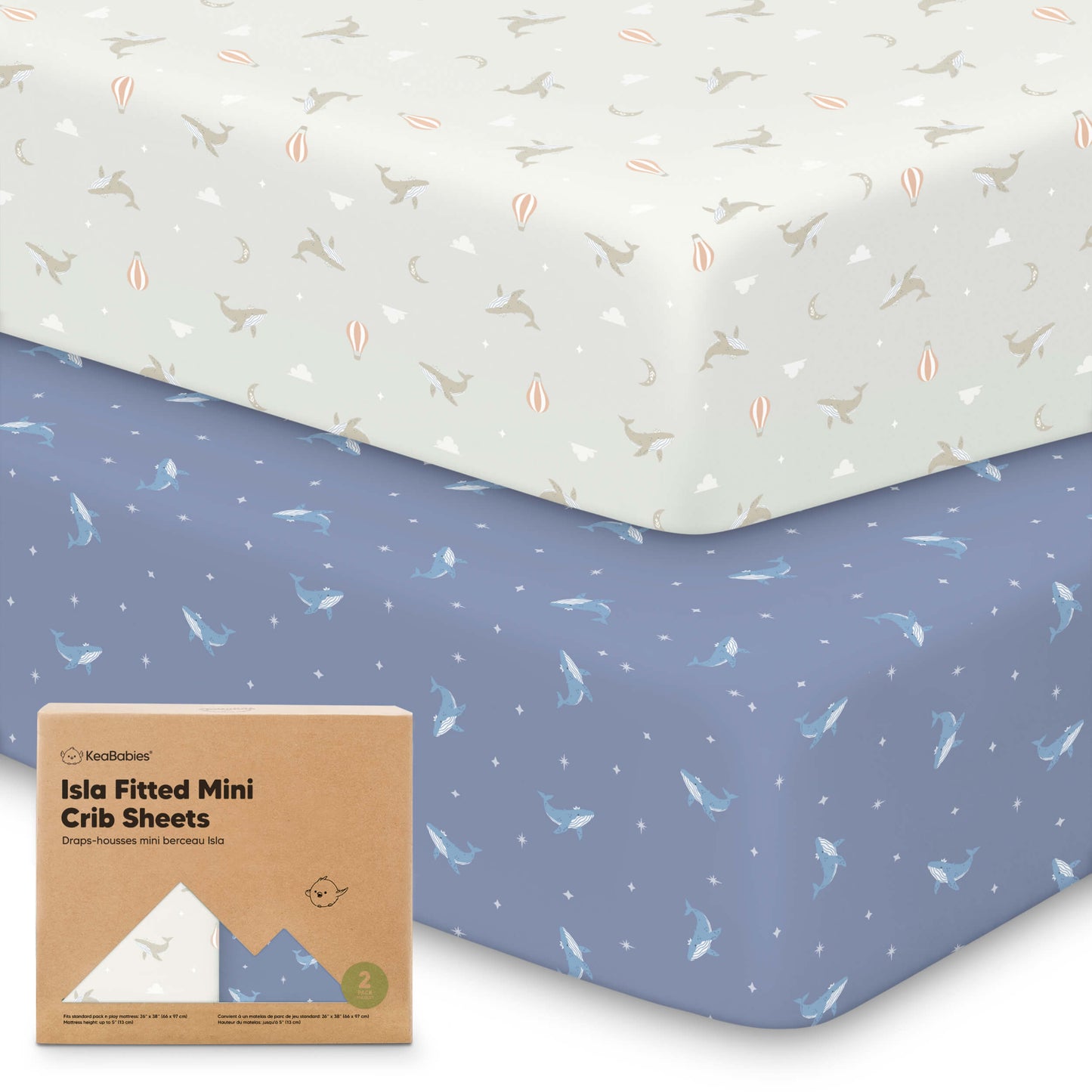 Isla Fitted Mini Crib Sheets 28397191626938