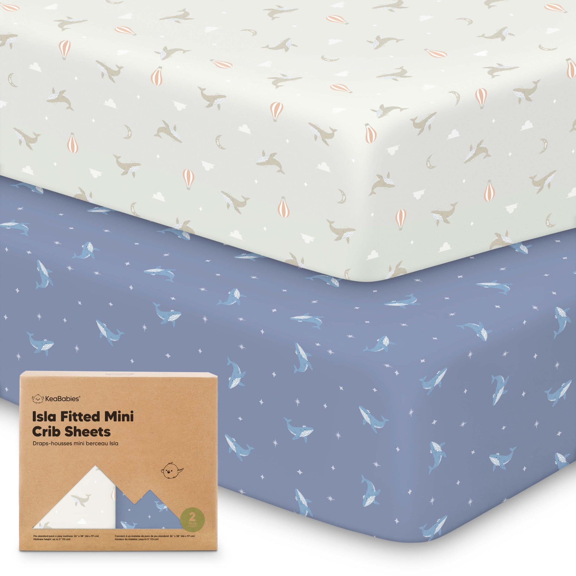 Isla Fitted Mini Crib Sheets 28397191626938