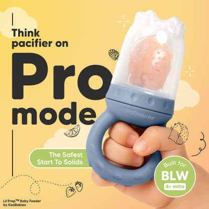 Think pacifier on pro mode, baby food feeder designed for the safest start to solids with baby-led weaning from 4 months.
 30513422663866