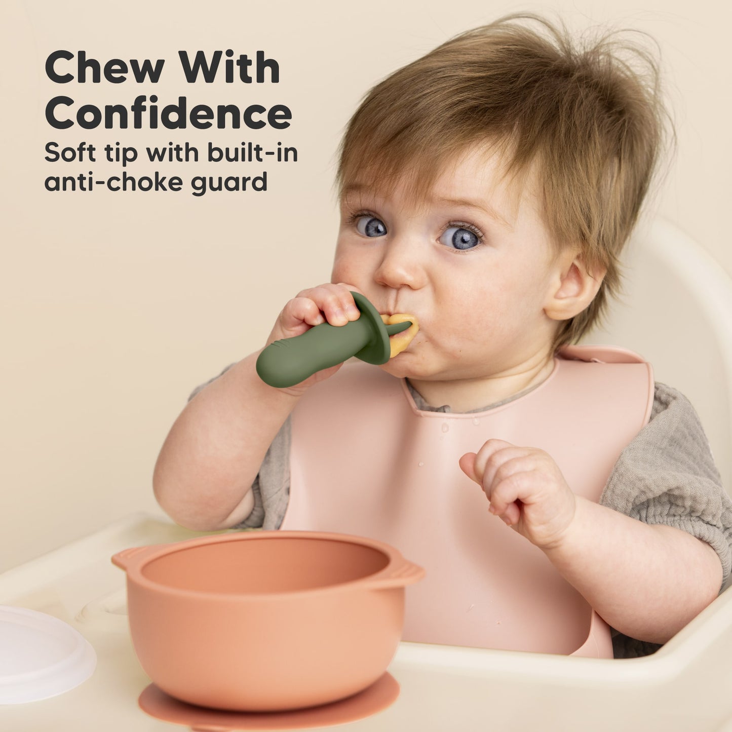 Chew with confidence using a soft-tip design with a built-in anti-choke guard.
 27845875105978