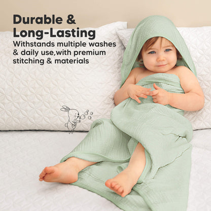 Durable and long-lasting hooded towel made with premium stitching and materials for daily use. 30514288361658