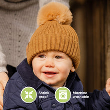 Load image into Gallery viewer, 2-Pack Pom Knitted Beanie (Ember)
