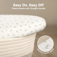 Load image into Gallery viewer, 2-Pack Soothe Fitted Bassinet Sheets (Herb)
