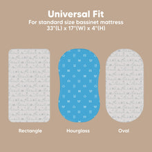 Load image into Gallery viewer, 2-Pack Soothe Fitted Bassinet Sheets (KeaPixel)
