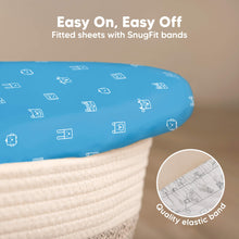 Load image into Gallery viewer, 2-Pack Soothe Fitted Bassinet Sheets (KeaPixel)
