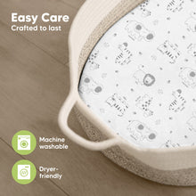 Load image into Gallery viewer, 2-Pack Soothe Fitted Bassinet Sheets (KeaSafari)

