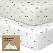 Load image into Gallery viewer, Soothe Fitted Crib Sheet
