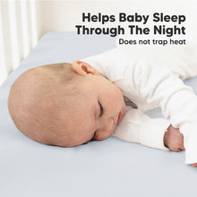 Load image into Gallery viewer, Soothe Fitted Crib Sheet (Cove)

