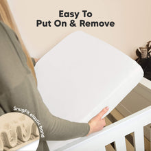 Load image into Gallery viewer, Soothe Fitted Crib Sheet (Khaki)
