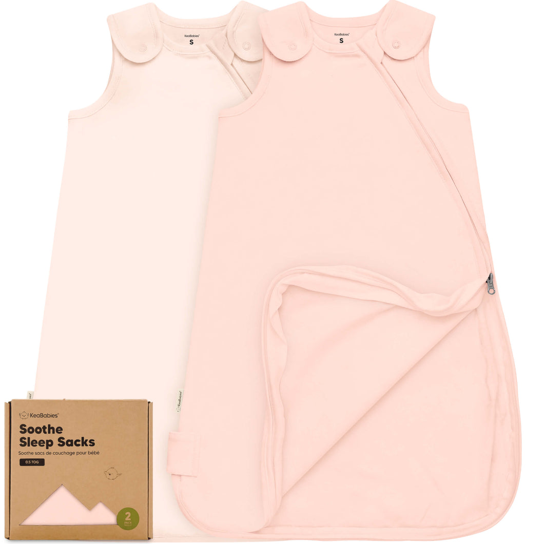 2-Pack Soothe Sleep Sacks (Mist Rose)