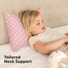 Load image into Gallery viewer, 2-Pack Toddler Pillows Without Pillowcase (Hearts)
