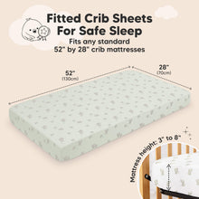 Load image into Gallery viewer, 2-Pack Aereo Fitted Crib Sheets (Elly)
