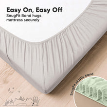 Load image into Gallery viewer, 2-Pack Aereo Fitted Crib Sheets (Sage)
